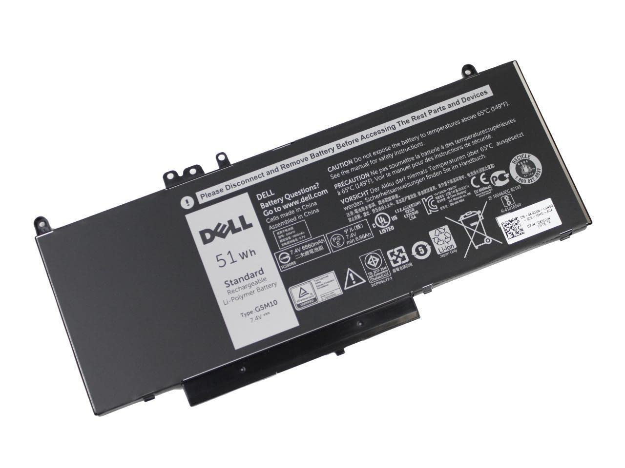 DELL G5M10 Laptop Battery for Latitude 14 E5450 Latitude 15 E5550 Series Notebook 8V5GX R9XM9 WYJC2 