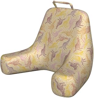 Ambesonne Kangaroo Reading Pillow Cover, Detailed Hand-Drawn Vintage Style Upside Down Graphic Australian Pattern, Unstuffed Printed Bed Rest Case from Soft Fabric, XL Size, Multicolor