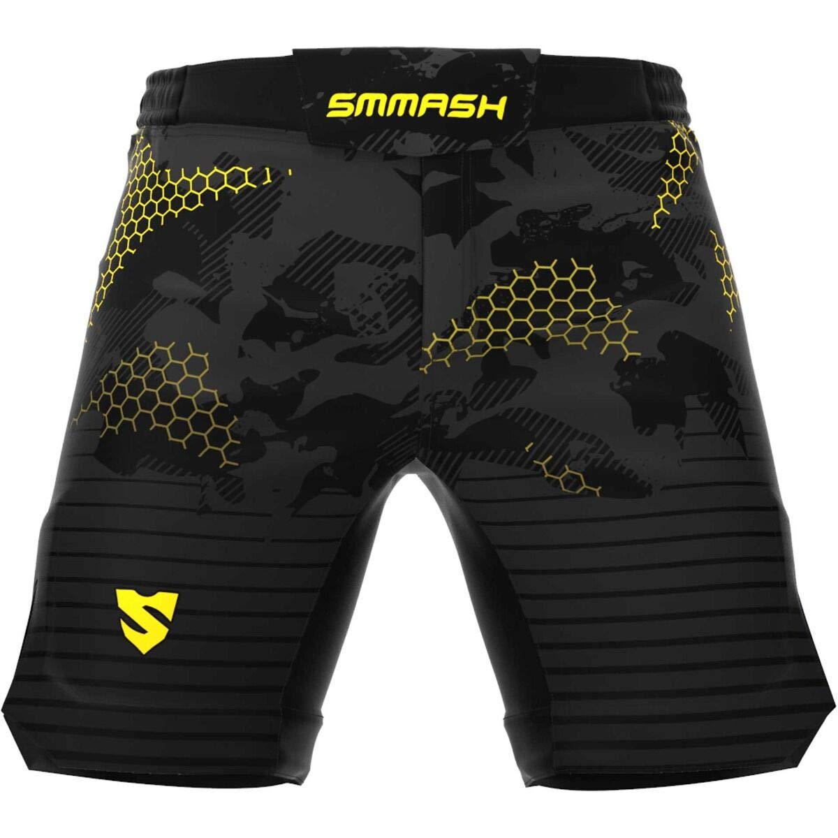 SMMASH Pantalones Cortos Hombre para Artes Marciales Kickboxing Boxeo Muay Thai Deportivos De Combate Choker