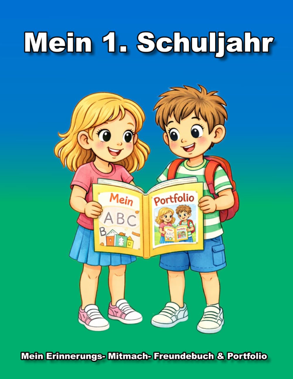 Mein 1. Schuljahr: Zum Ausmalen, Schreiben und Einkleben – mit ABC-Übungen, Platz für Fotos, Freundebuch und Portfolio für Erinnerungen an das erste Schuljahr