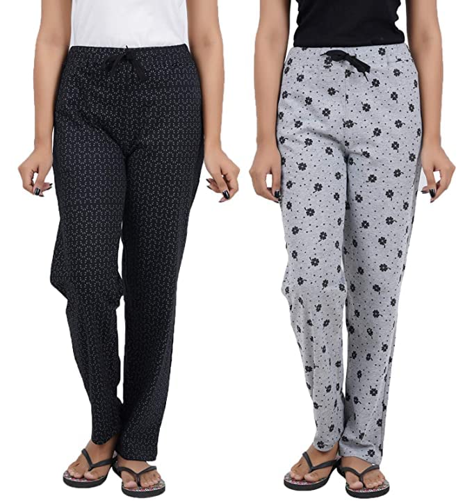 mascari Cotton Pyjama Night/Lounge Wear Printed Pyjama/Track pant for Women and Girls-(Combo Pack 2/3/4/5/6)-picture-31