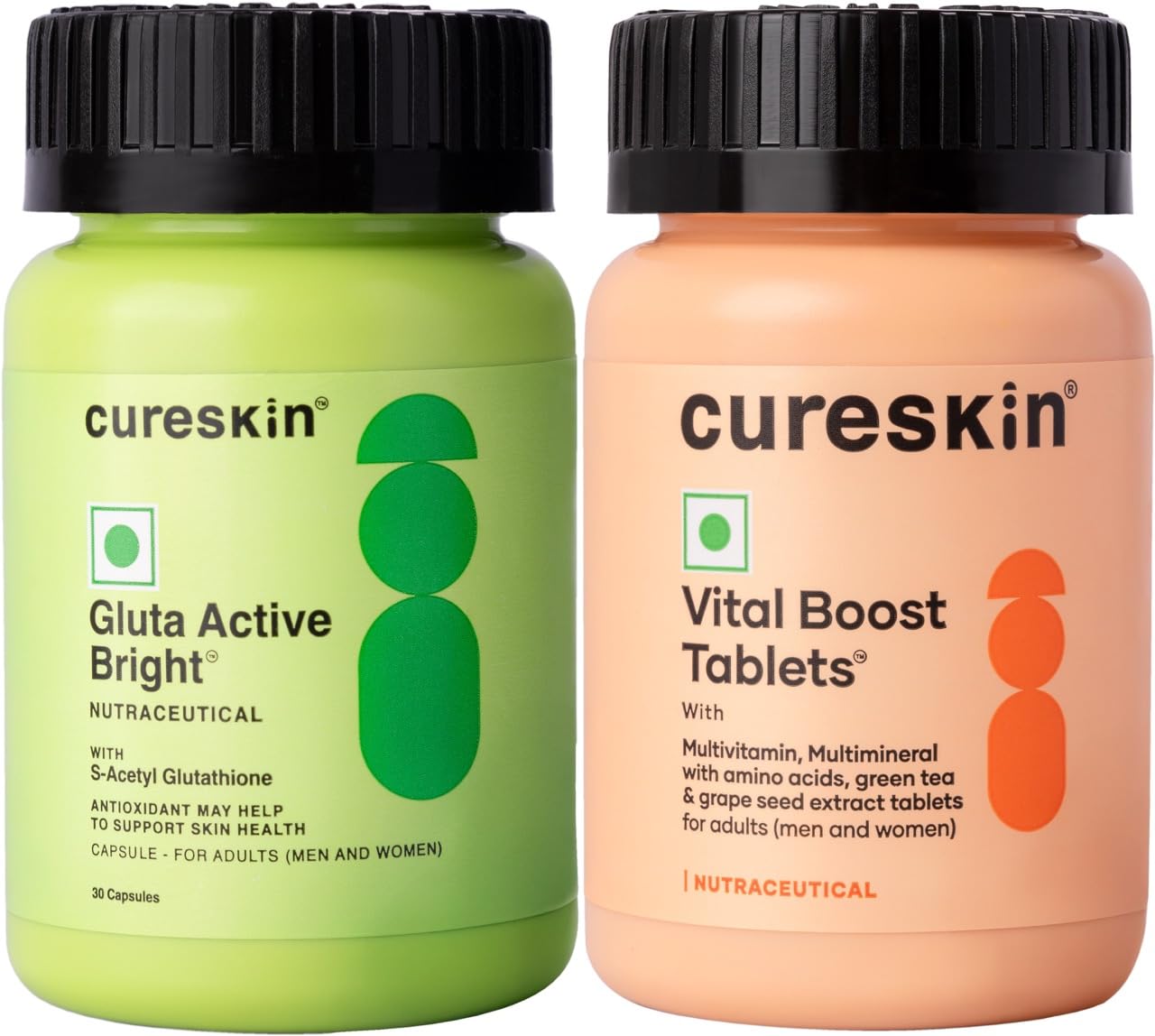 s-acetyl glutathione benefits mechanism in Skin Aging and Tissue Regeneration: A Systematic Review of Molecular Mechanisms, Redox Modulation, and Biomedical Implications Cureskin Skin & Hair Supplement
