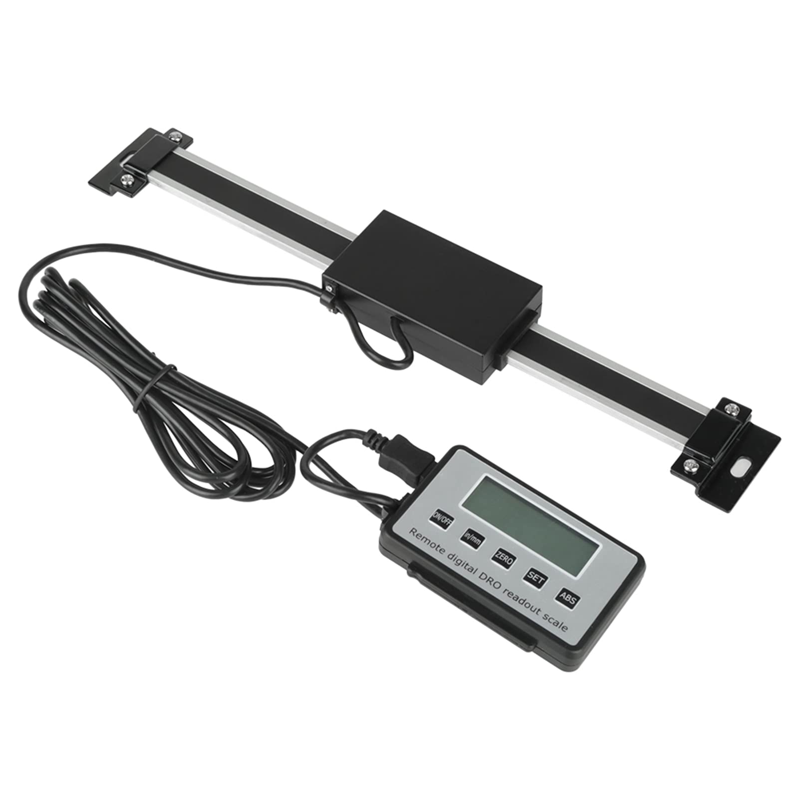 Jiawu Dokładna Cyfrowa Skala Odczytu LCD 0-150 Mm dla Tokarek Frezarskich ze Zdalnym Wyświetlaczem, Przeciwzakłóceniowa