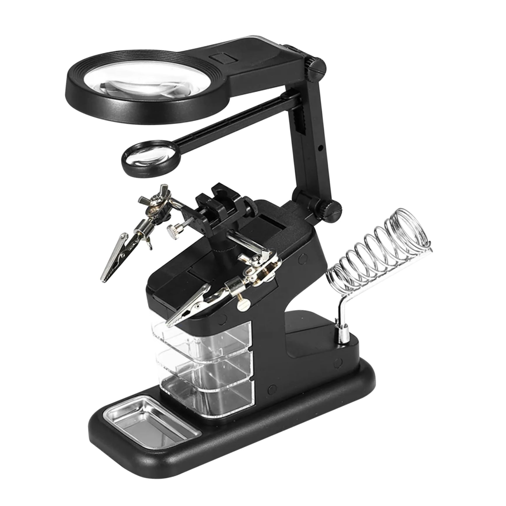 SOLUSTRE Abrazadera De Escritorio Para Soldadura Luz De Led Lupa De Soldadura Compatible Usb