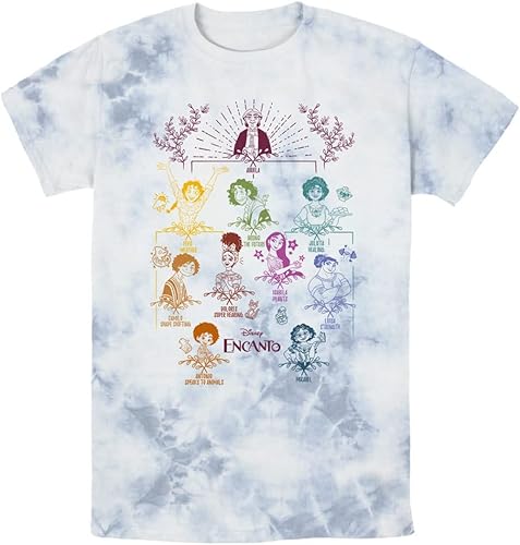 Disney Encanto Doodle Family Tree - Camiseta de manga corta para hombre joven