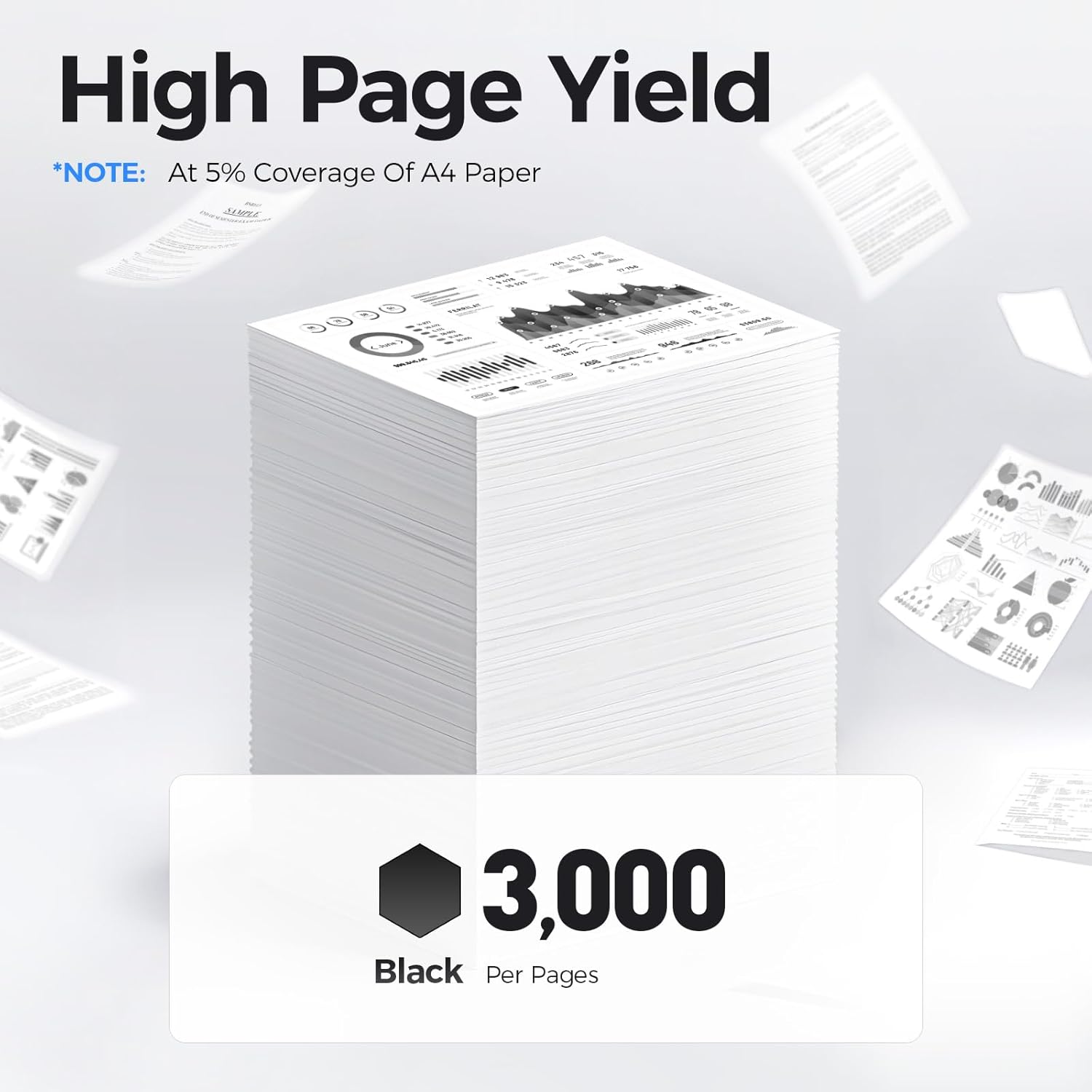 B230 B225 B235 Black High Capacity Toner Cartridge 006R04400 2-Pack Replacement for Xerox 006R04399 006r04400 006r04401 Toner Compatible with Xerox B230 B225 B235 B230DNI B225DNI B235DNI Laser Printer