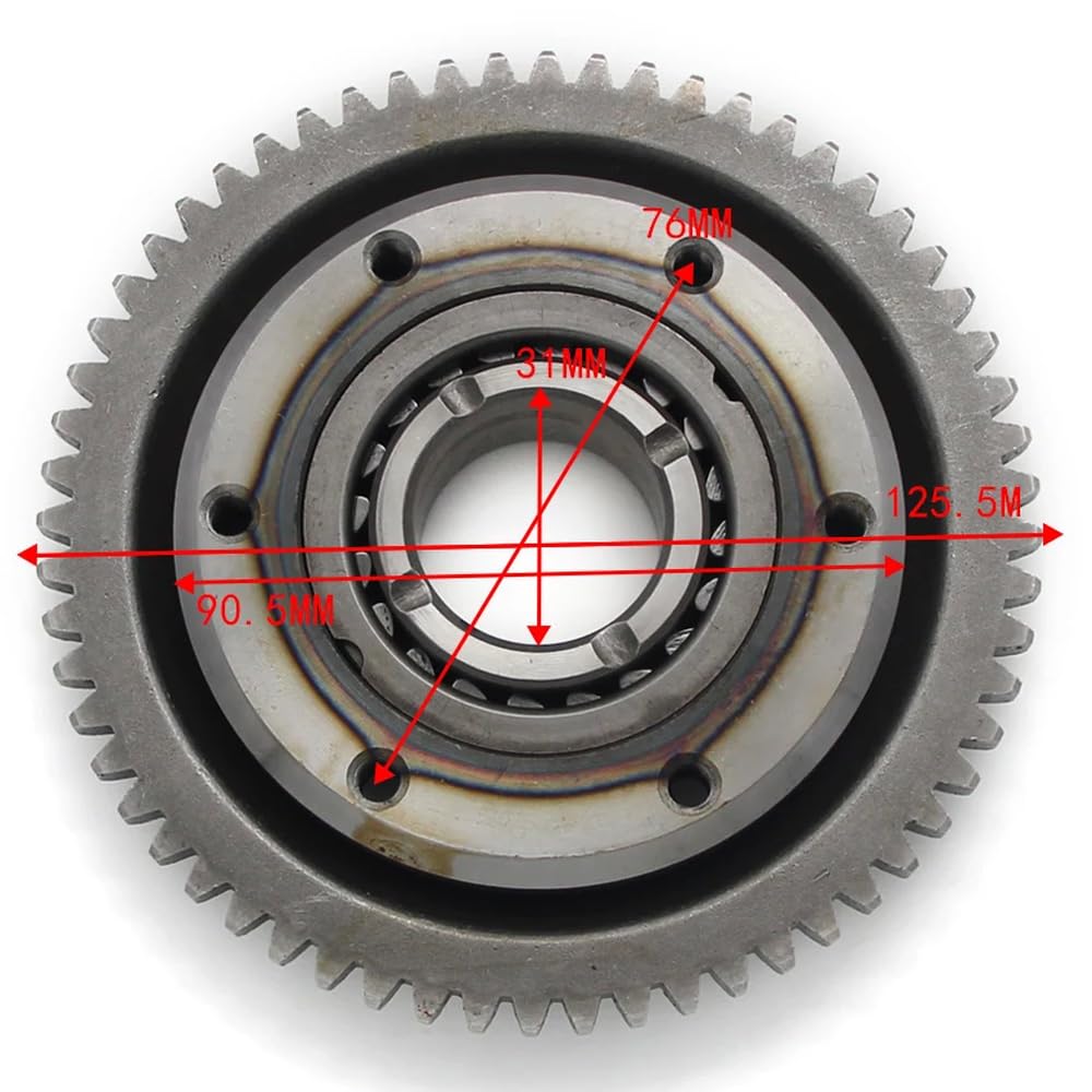 Cuscinetto Frizione avviamento Moto unidirezionale Compatibile con NX250 1 NX2502 NX250 A 1988-1993 28125-KW3-006