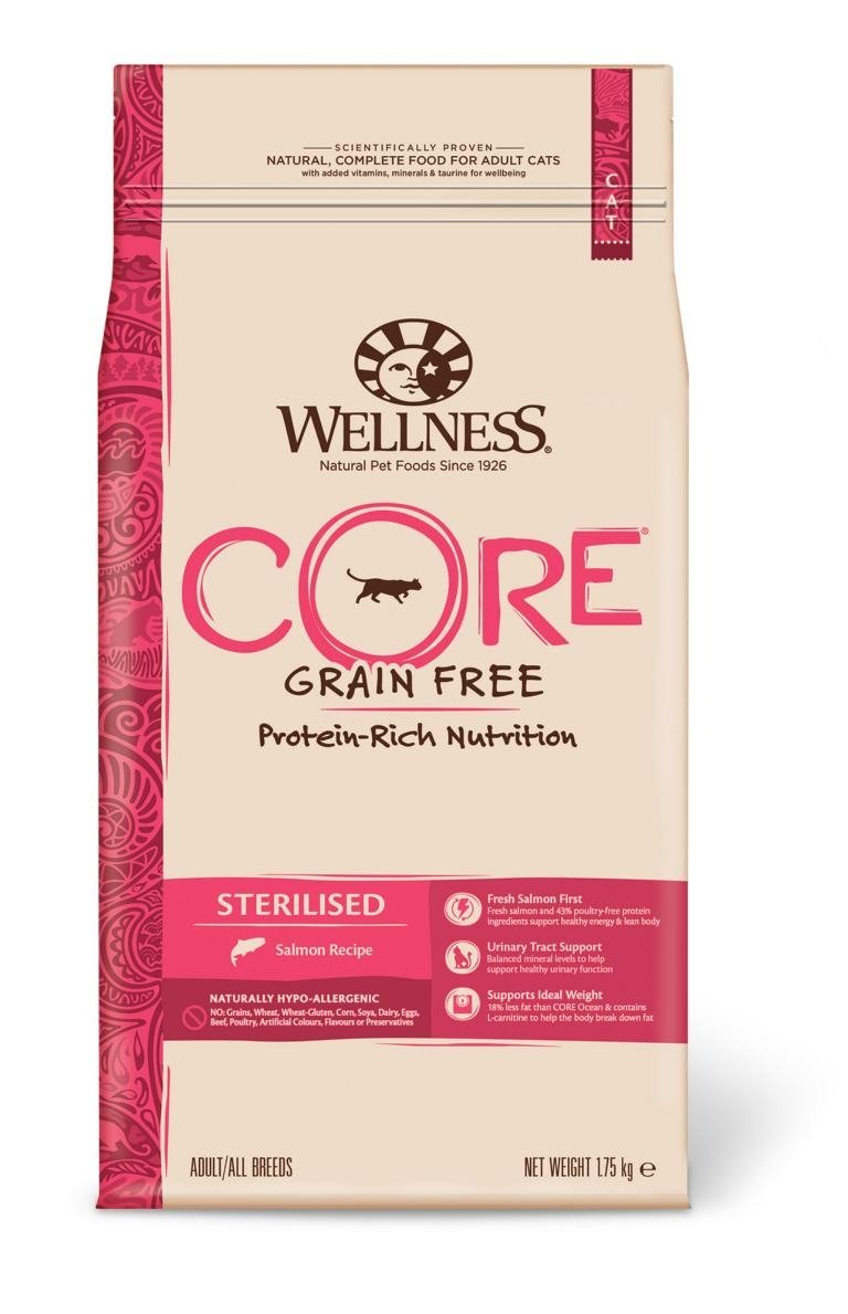 Wellness Core Cat Sterilised Salmon Dry Food 1.75 Kg