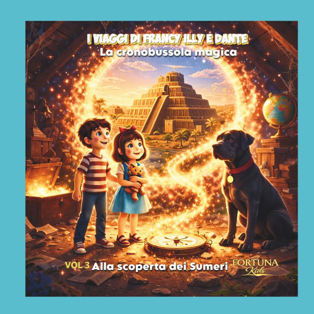I VIAGGI DI FRANCY ILLY E DANTE: La cronobussola magica - ALLA SCOPERTA DEI SUMERI: Libro illustrato per bambini 4 - 8 anni Avventura nella Mesopotamia, storia e prime civiltà