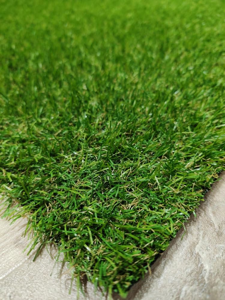 Rouleau de gazon artificiel en moquette pour terrasse ou jardin, hauteur 20 mm, 150 x 200 cm
