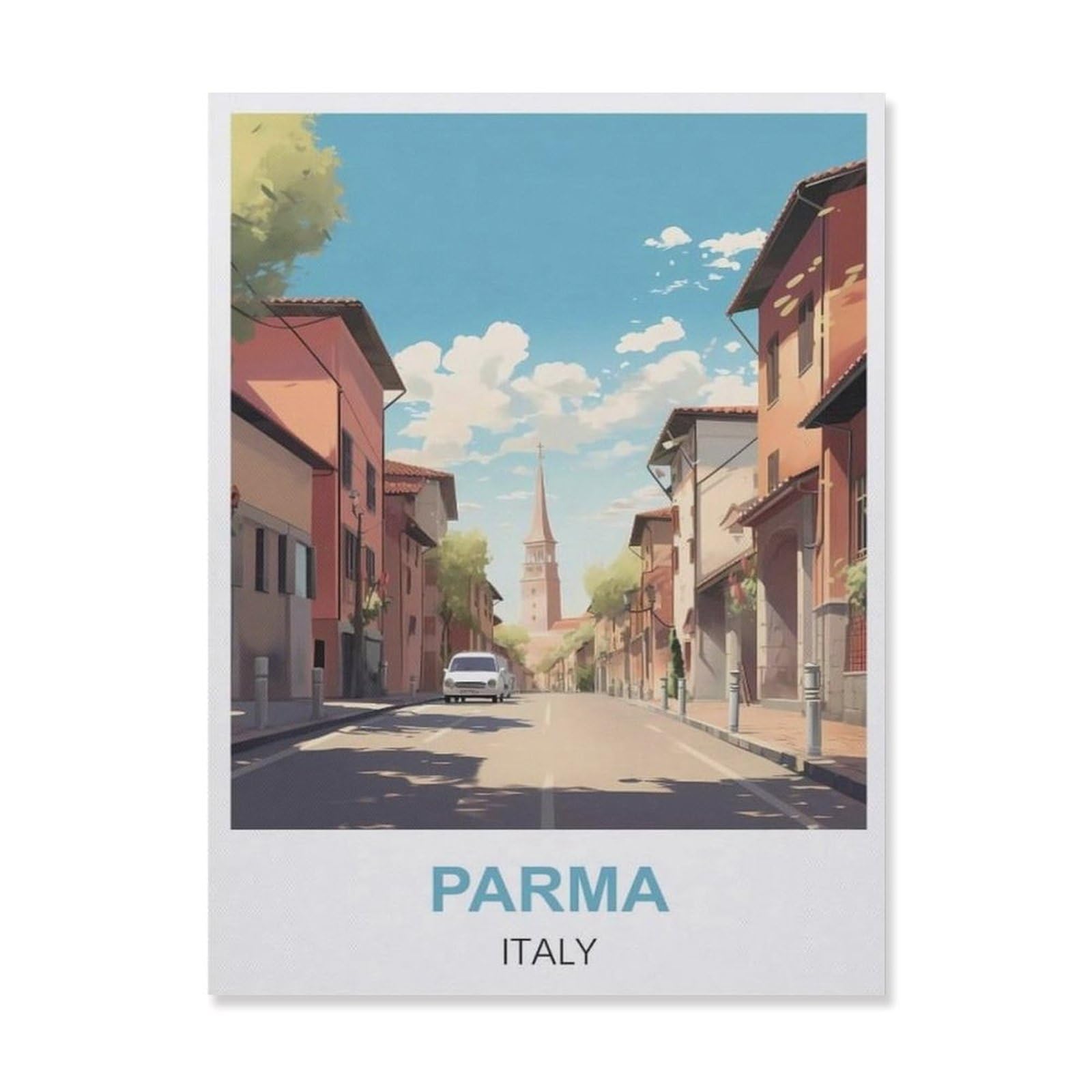Metal Signs，Parma Italy(15x30cm）