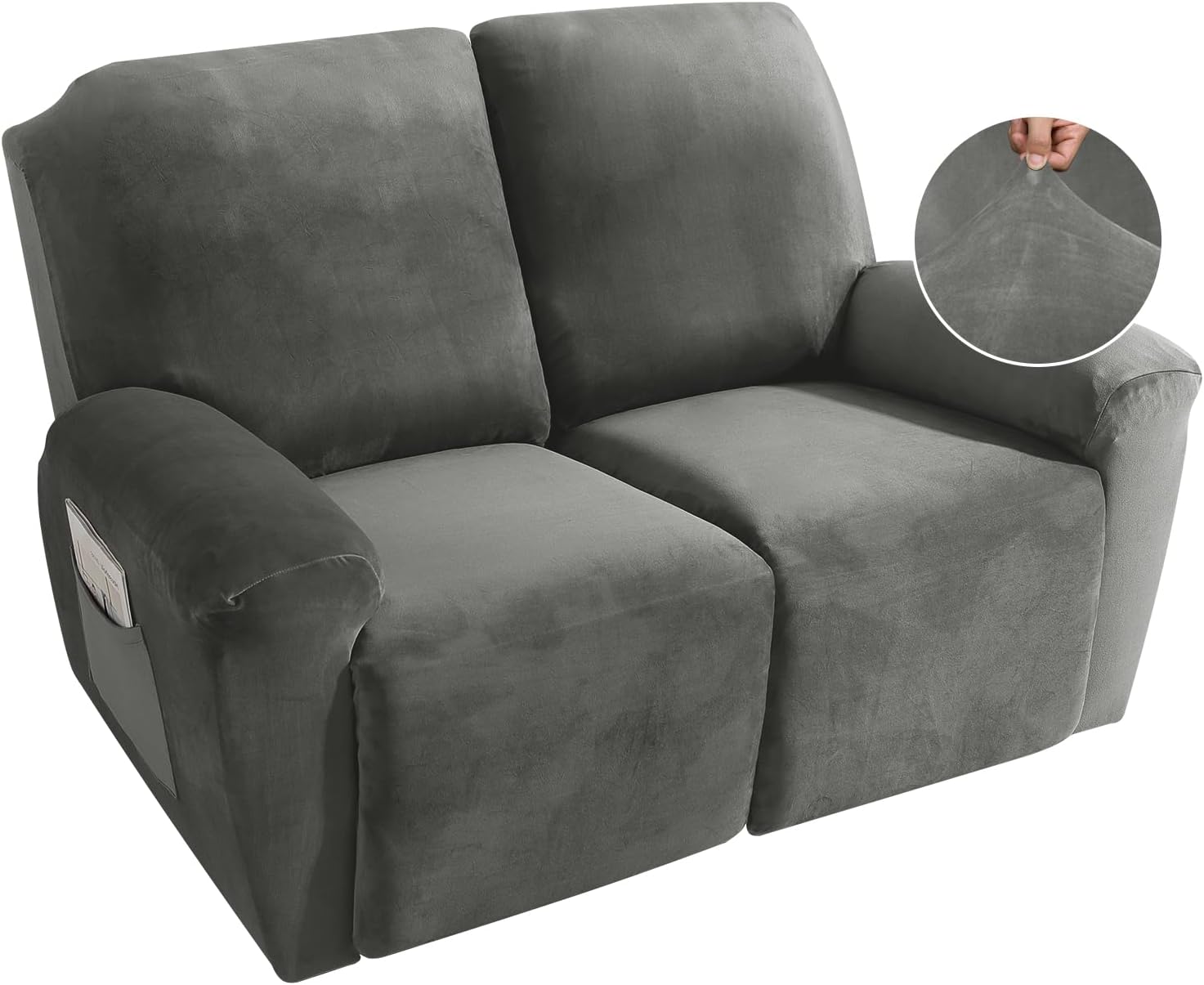 molasofa Lot de 6 housses de causeuse inclinables – Housses de causeuse