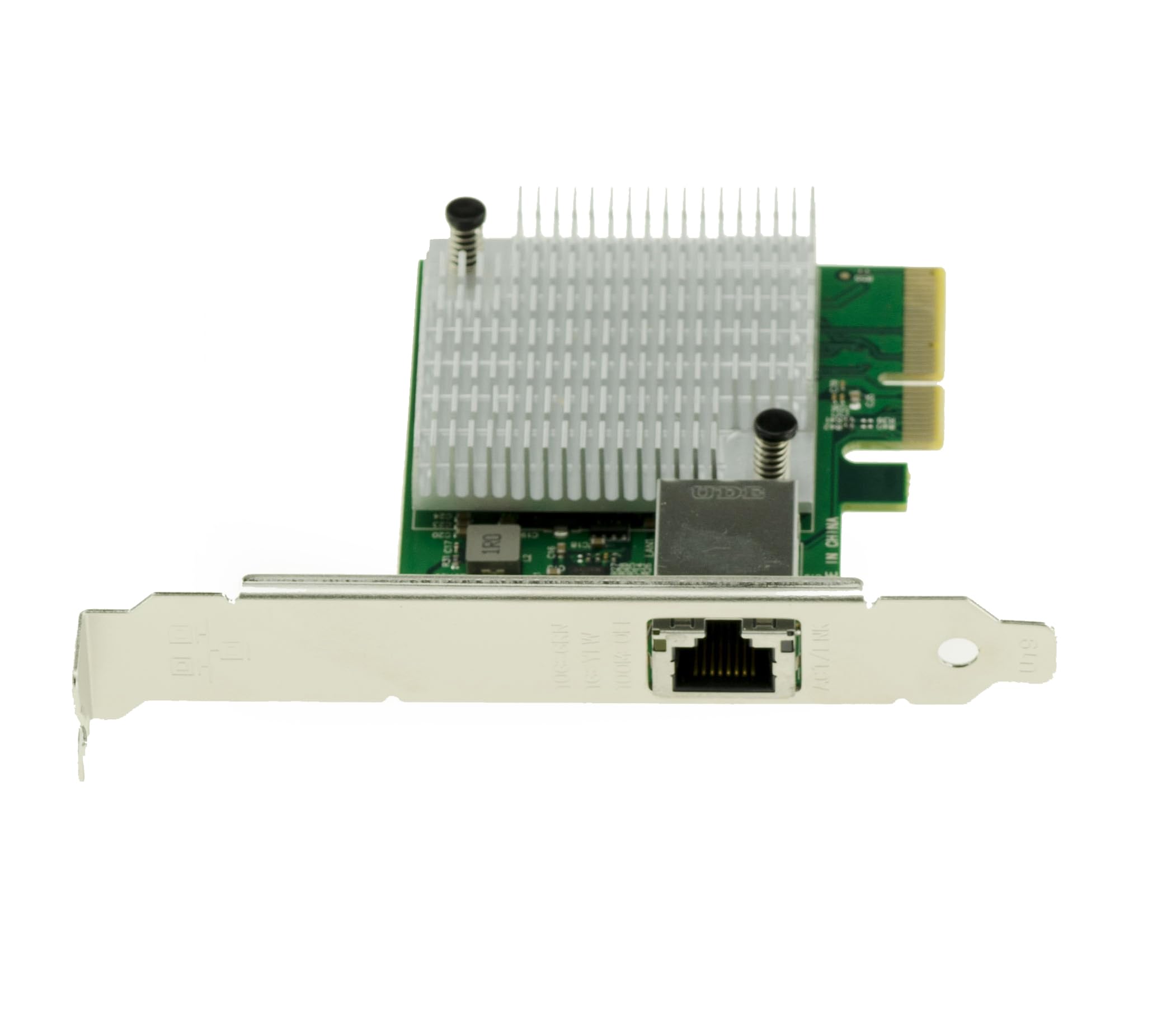 KALEA-INFORMATIQUE Scheda controller di rete PCIe 4.0 10 Gigabit ethernet 1 porta RJ45 10G con chipset AQUANTIA AQC113C-B1. Profilo basso e alto
