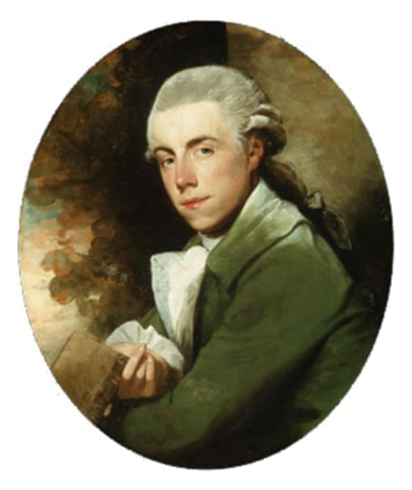 ARTXLXXBN Famous Art Print Poster Vintage Wall Art Man in a Green Coat by Gilbert Stuart Canvas Art Poster for Home Decor 60x90cm