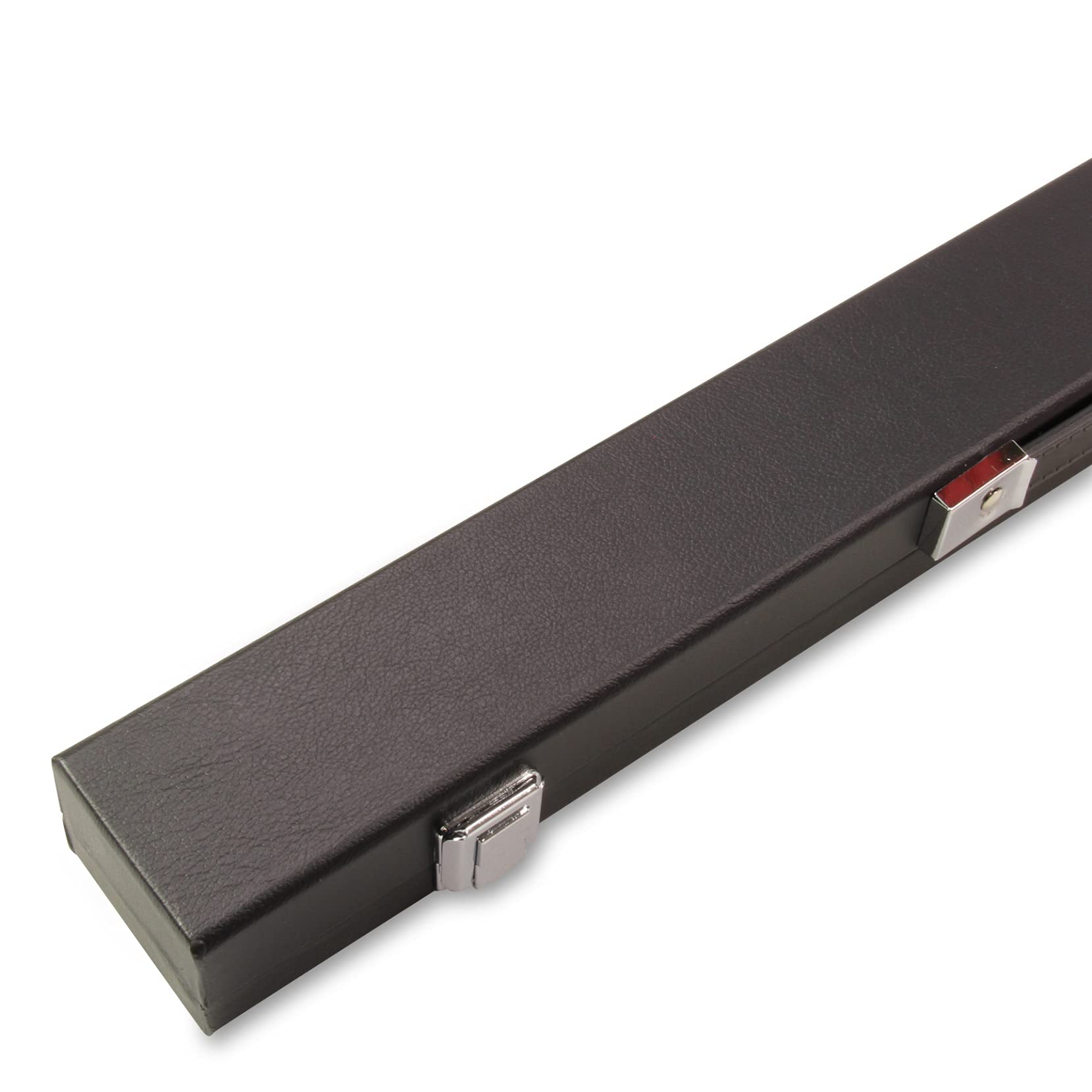Funky Chalk Medium Junior Kids Snooker Pool Cue Case 26 Inch with Batten Interior Suitable for 48 Inch 2 Piece Centre Joint Cues (Black)