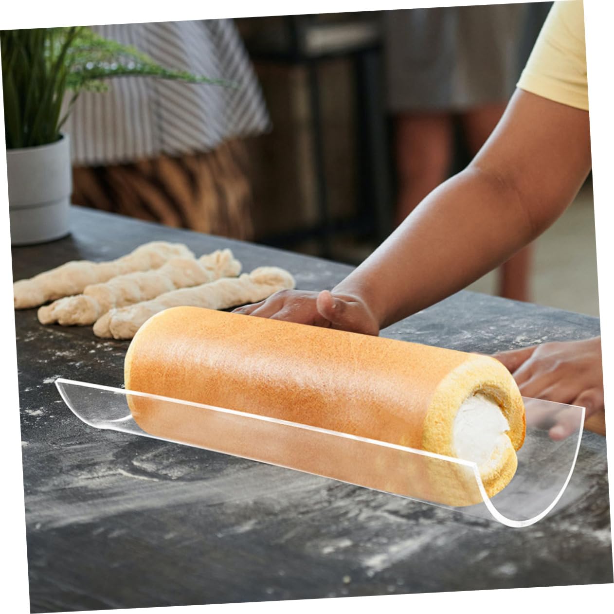 ABOOFAN 4piezas Mol Acrílico Para Pasteles Herramienta Esencial Para Hornear Para Repostería Casa Mantiene La Forma y Resultados Consistentes