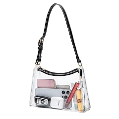 Clear Bag for Stadium Events - Adjustable Strap Clear Shoulder Bag for Concerts Sports Game Day Approved