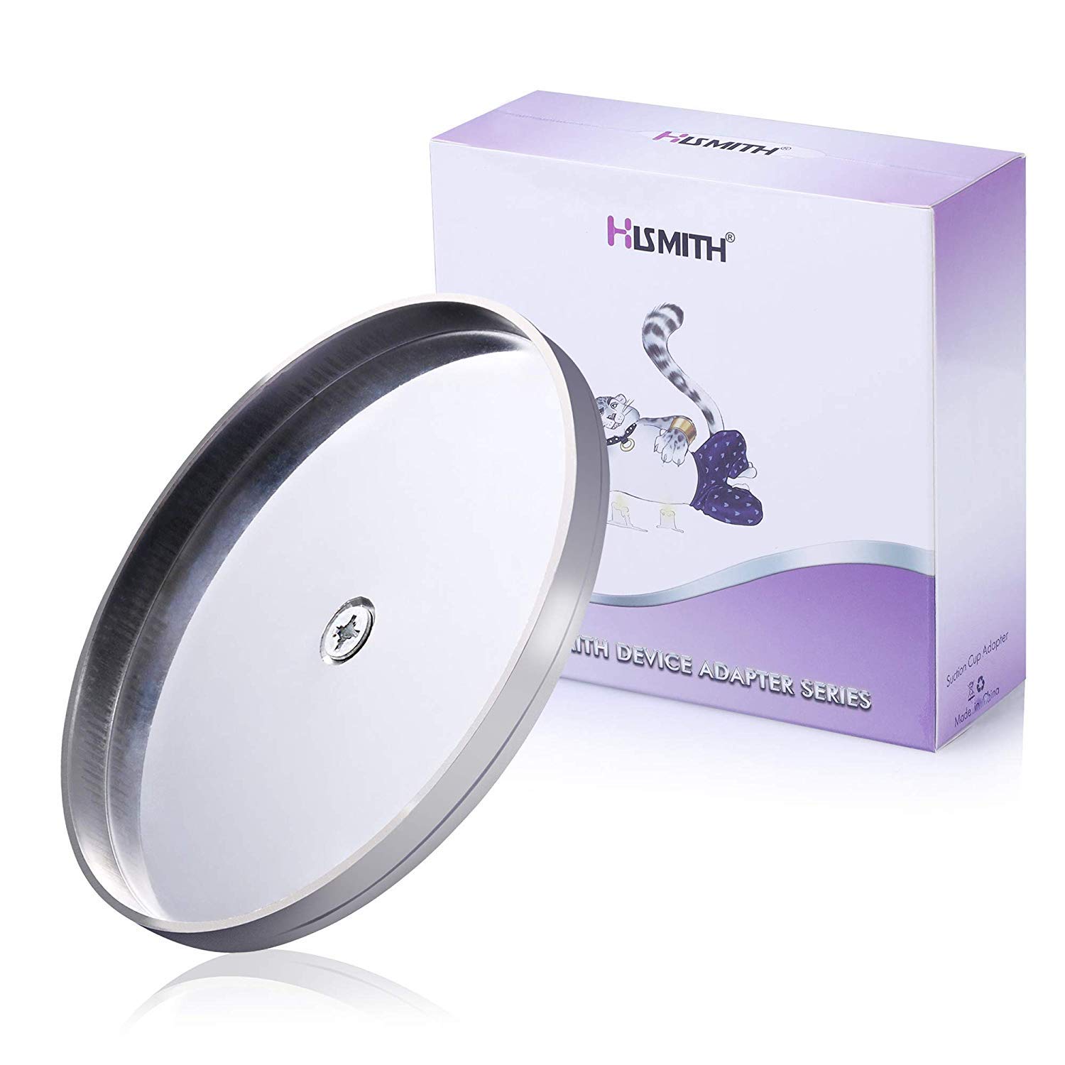 Hismith Ventosa per sex machine, Diametro lunghezza 9 cm per dildo donna con ventosa,macchina del sesso adattatore di ventosa con sistema KlicLok, versione migliorata