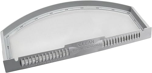 Blutoget WE03X23881 - Pantalla de filtro de pelusa de acero inoxidable mejorada, apta para secadores GE Hotpoint Ge Dryer Filter AP6031713 Sustituye