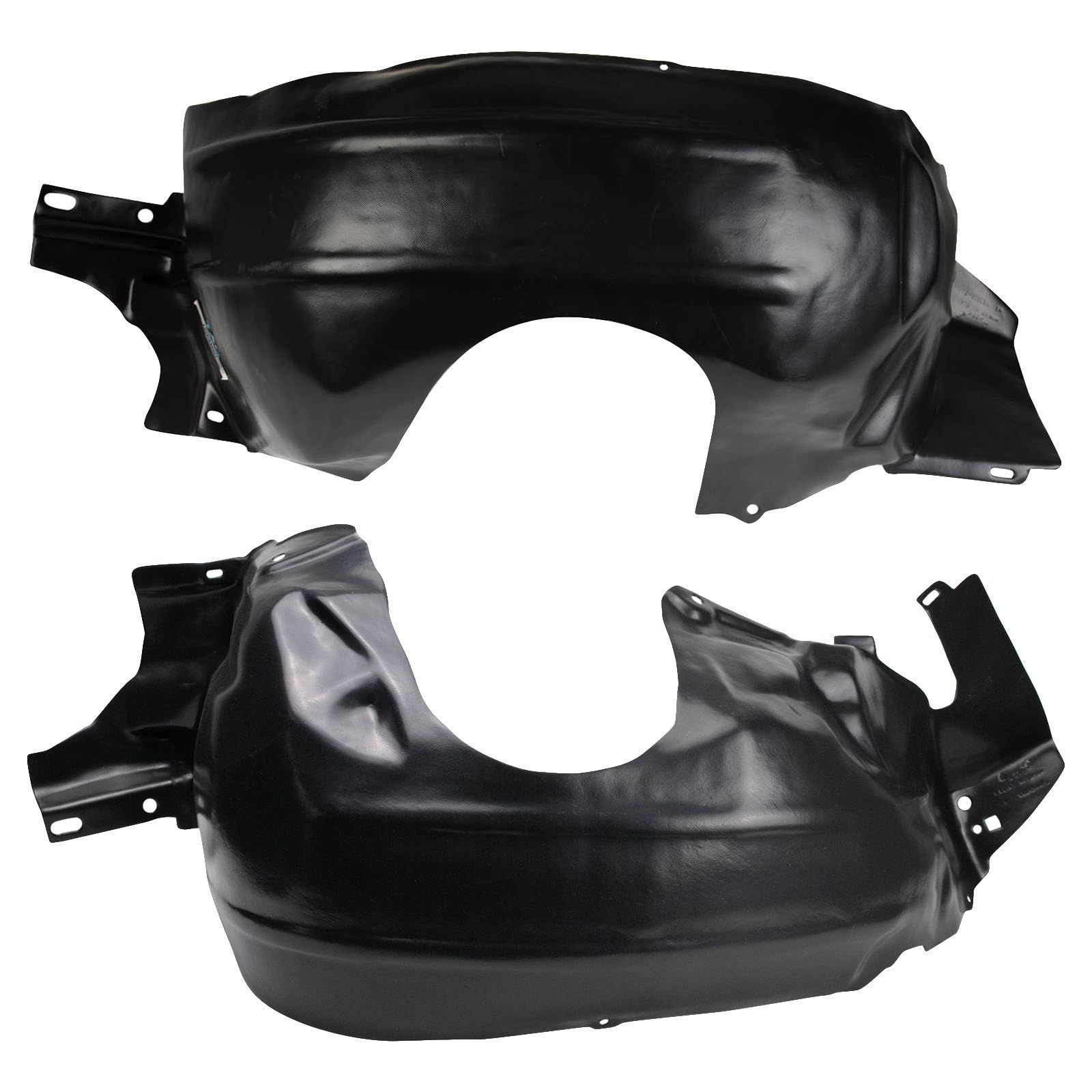 TRQ Front Inner Fender Liner Set | For 1994-1998 Ford Mustang FO1250110 FO1251110