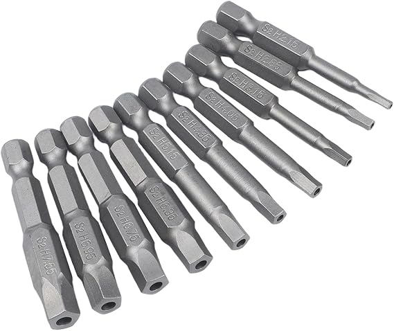 For Torx T-Star 5-Point Bit Set 10 Pieces for Use in Automotive Motorcycle Computer and Appliance Maintenance Tasks