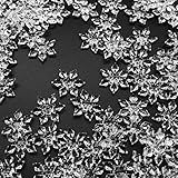 PMLAND Winter Acrylic Clear Snowflake Ornaments and Table Scatter Decoration - 290+ Pieces for Christmas Holiday Party Festival Events Home Decor