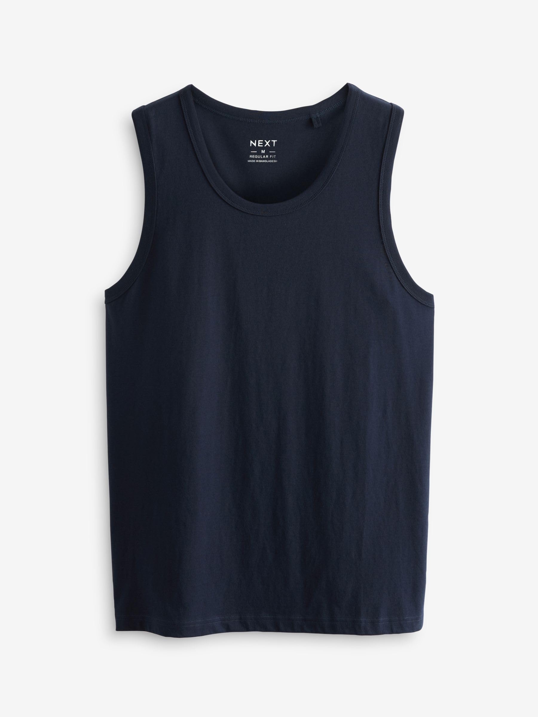 NEXT Hombres Pack de 4 camisetas sin mangas de algodón