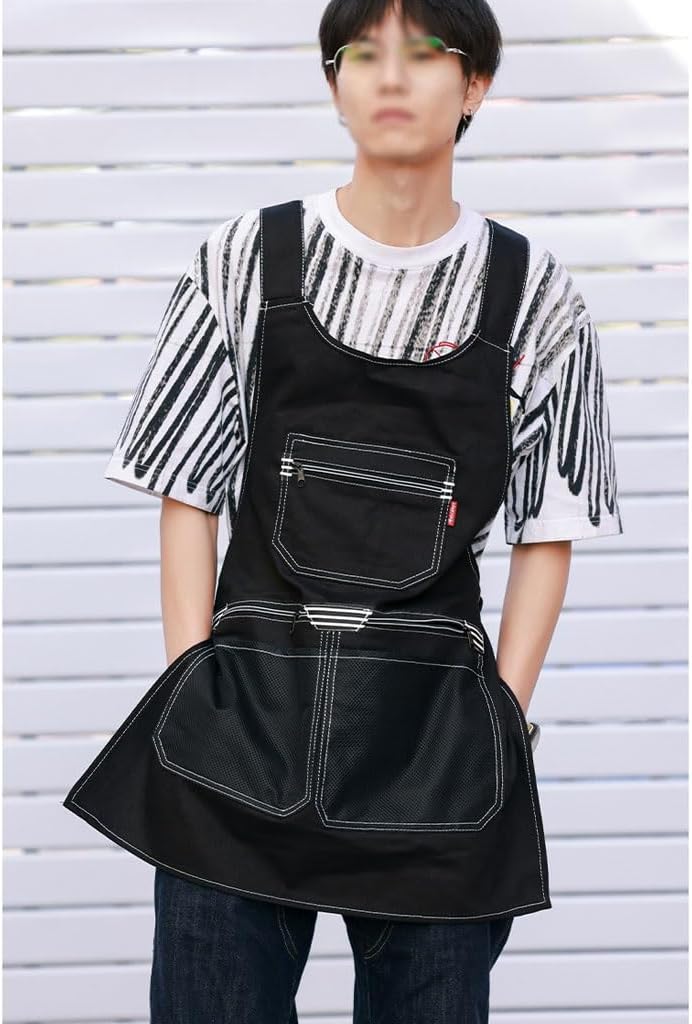 [FEELIN] サーバーエプロン フラワーショップレストランウェイターエプロン女性バリスタミルクティーショップ男性ホームキッチン調