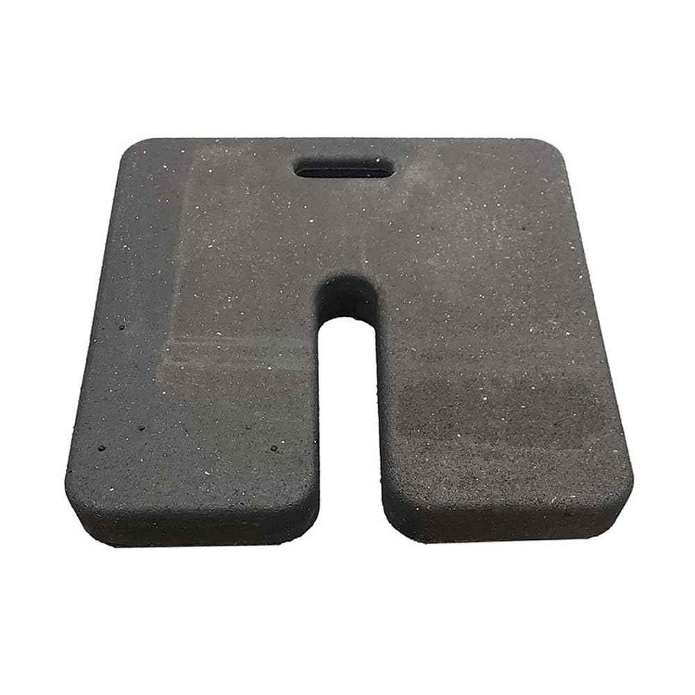 Plasticade Pipe and Drape Recycled Rubber Base Weight (30 lbs.) for Backdrop Stand, Outdoor Canopy and Tradeshow Tents - Durable Rubber Construction,