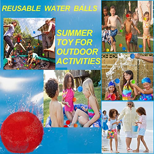 84-Pcs-Reusable-Water-Balls-Reusable-Water-Balloons-for-Outdoor-Toys-and-Games-Water-Toys-for-Kids-and-Adults-Boys-and-Girls-Summer-Toys-Ball-for-Pool-and-Backyard-Fun