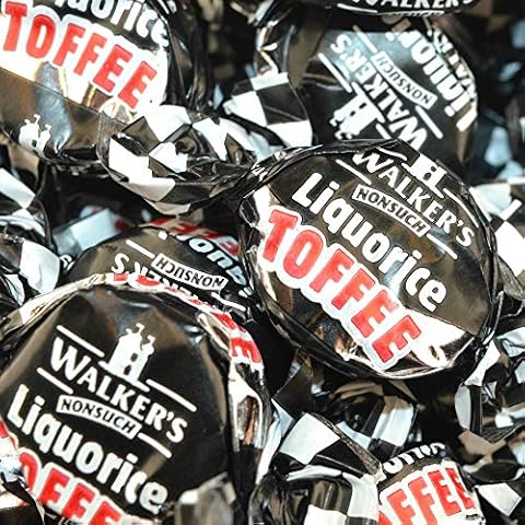 Candy Walkers Liquorice Toffee Packet, 1 kg Cover