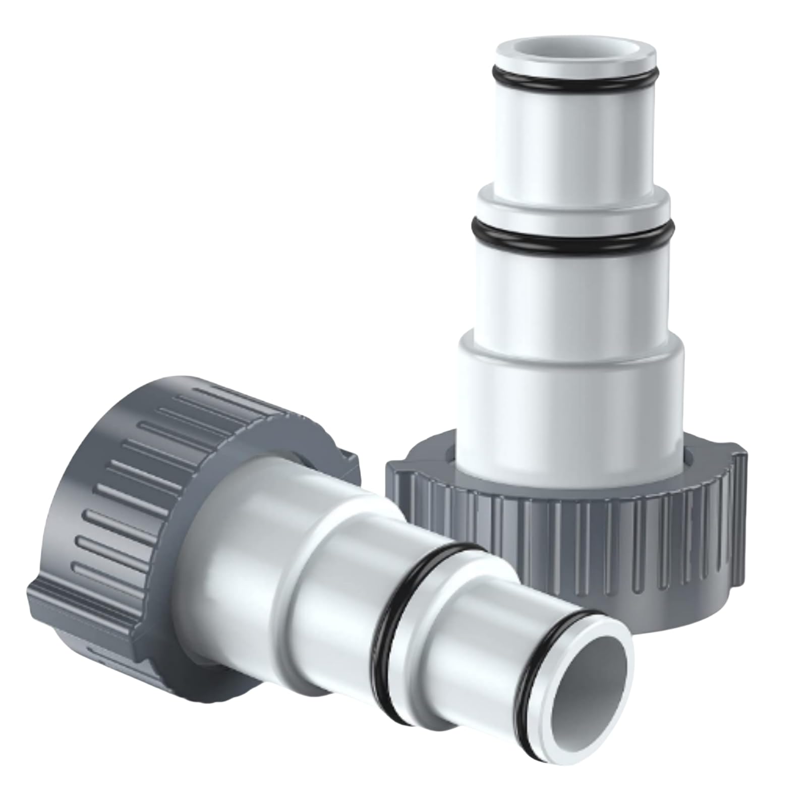 Damyprd No Hose Adapter W/Collar For Above Ground Swimming Pool, 1.5" To 1.25" Hose Adapter
