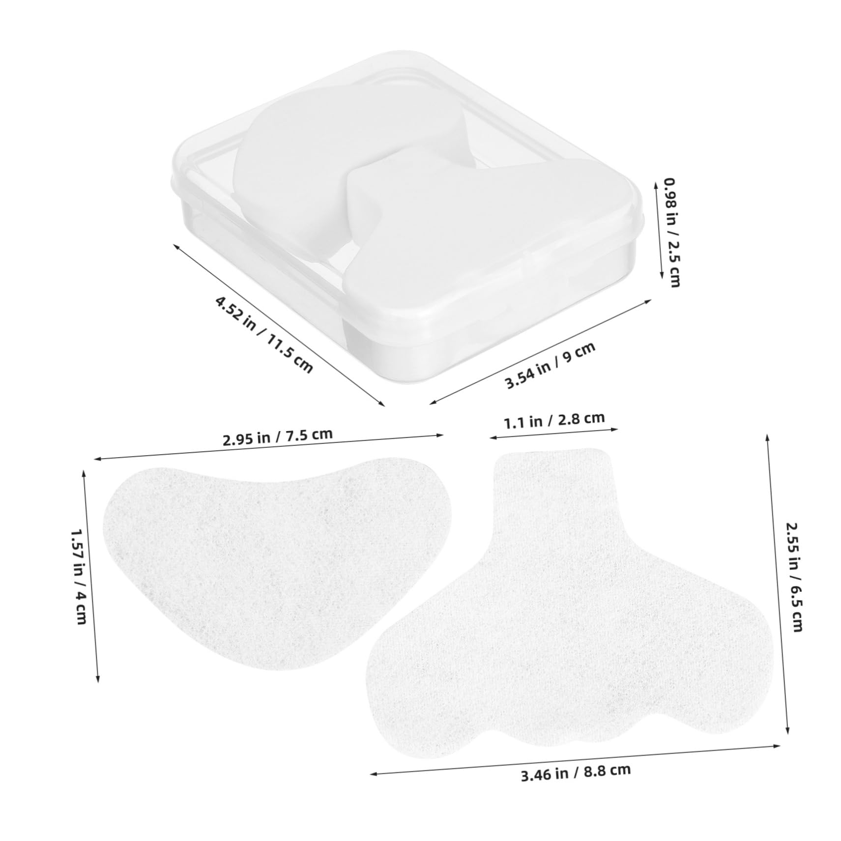 BESTYASH Nose Tape for Wrinkle Reduction 200 Pcs t Zone Film Double Chin Patch Comfortable Nose Pore Strips