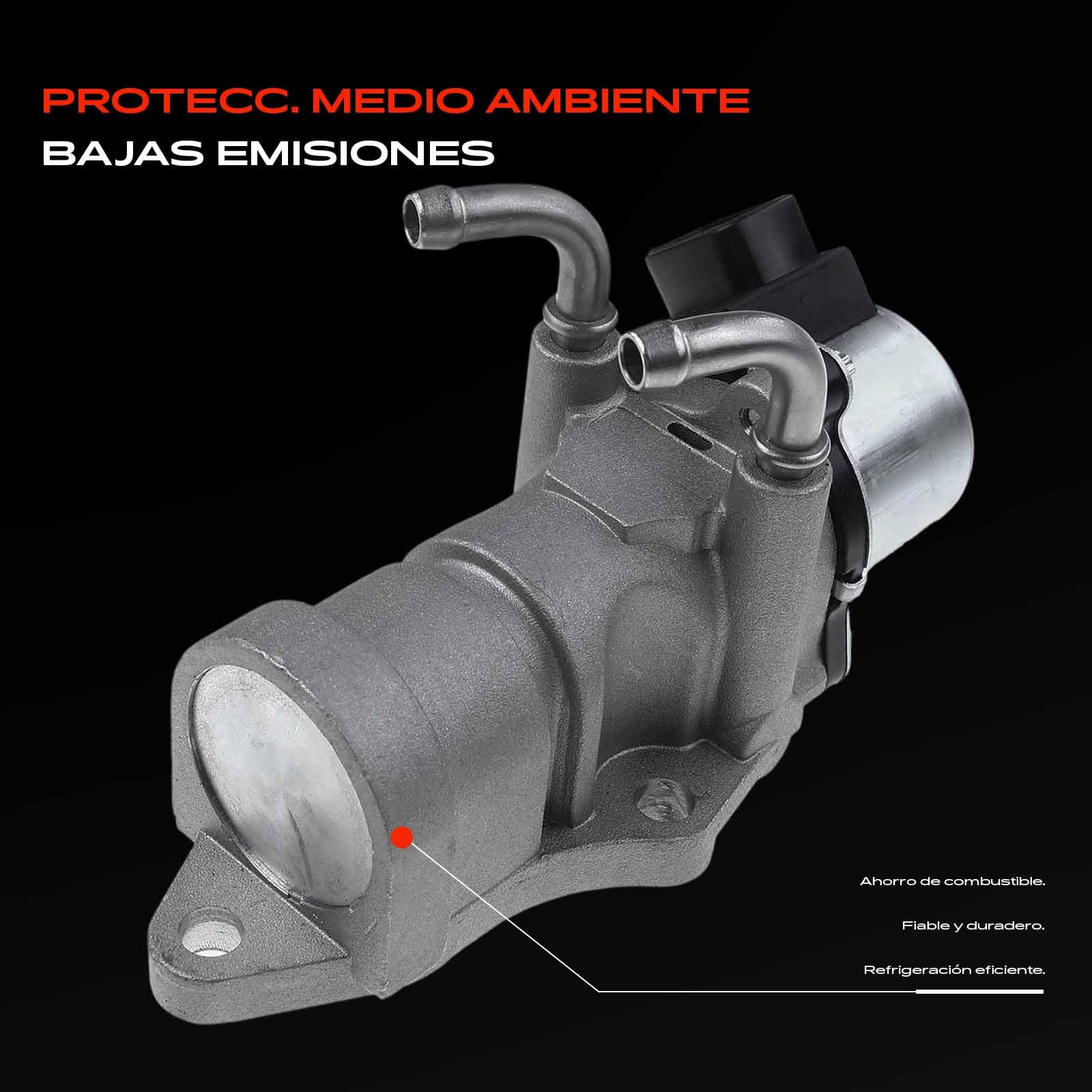 Frankberg Válvula EGR de 6 Polos 25620-27080 | Compatible con A.v.e.n.s.i.s Verso M2, R.A.V 4 II A2, Previa R3