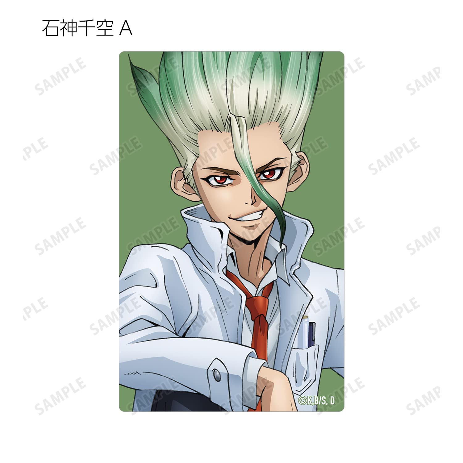 Dr.STONE 石化前 トレーディングカードステッカー 氷月 2点