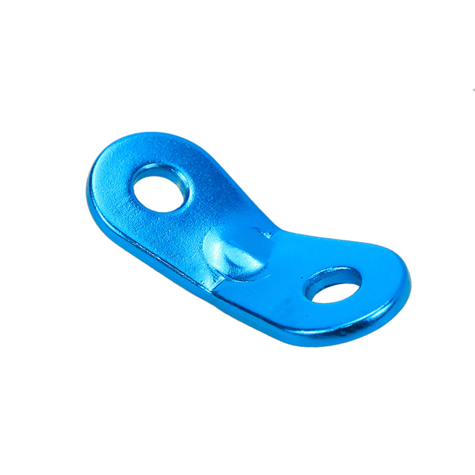 Dasunny Tensor de cable de aleación de aluminio, para tienda de campaña, ajuste de cuerda de viento para camping, senderismo, excursionismo, actividades al aire libre, paquete de 20 (azul-L)