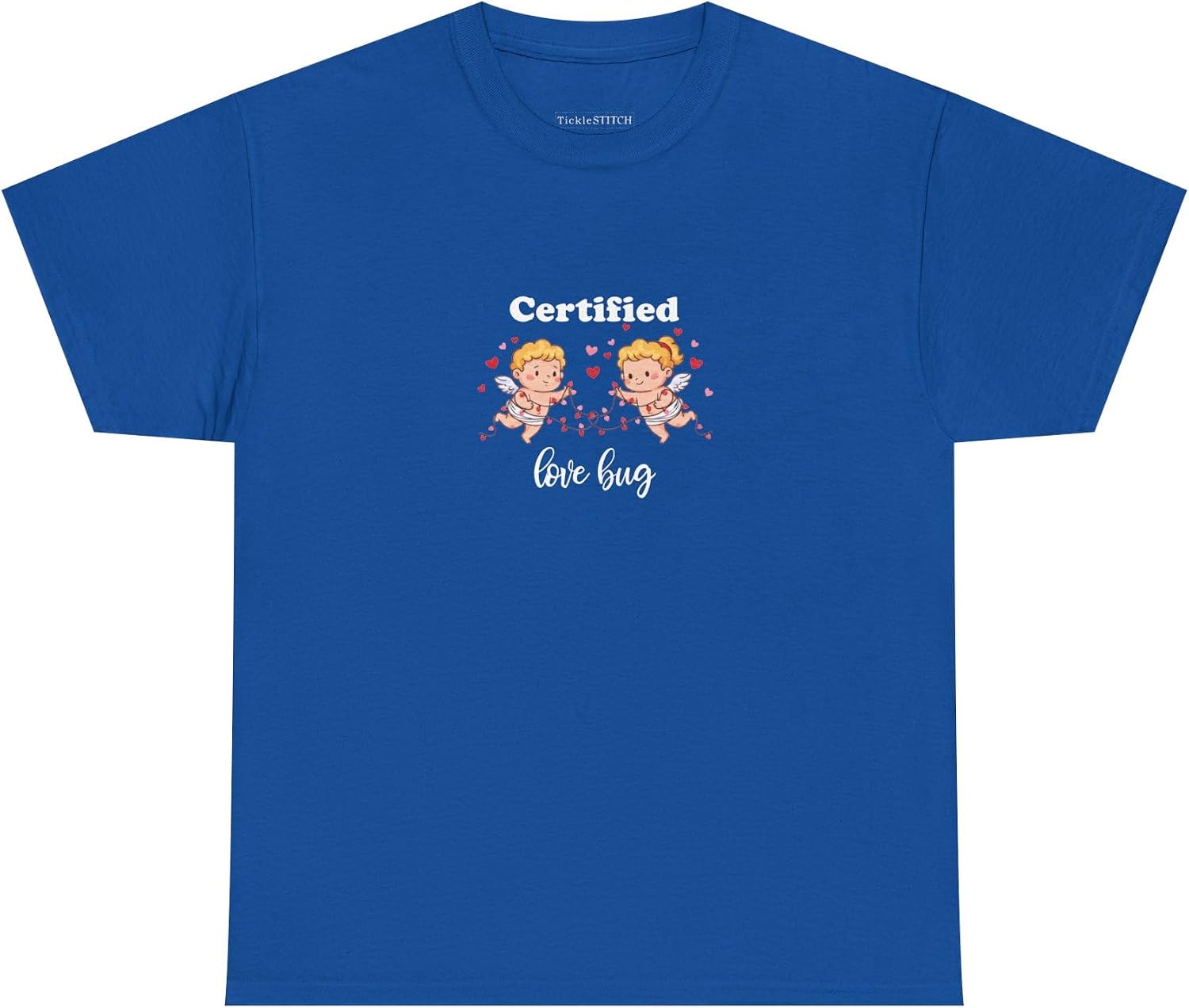 Certified Love Bug | Graphic Tee for Couples | Cute Valentine Hearts | T-Shirt