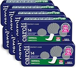 Caroli Protect + Care Hygiene Inserts, Value Pack, Made in Germany (Normal 8 x 14 Pieces) (Normal)