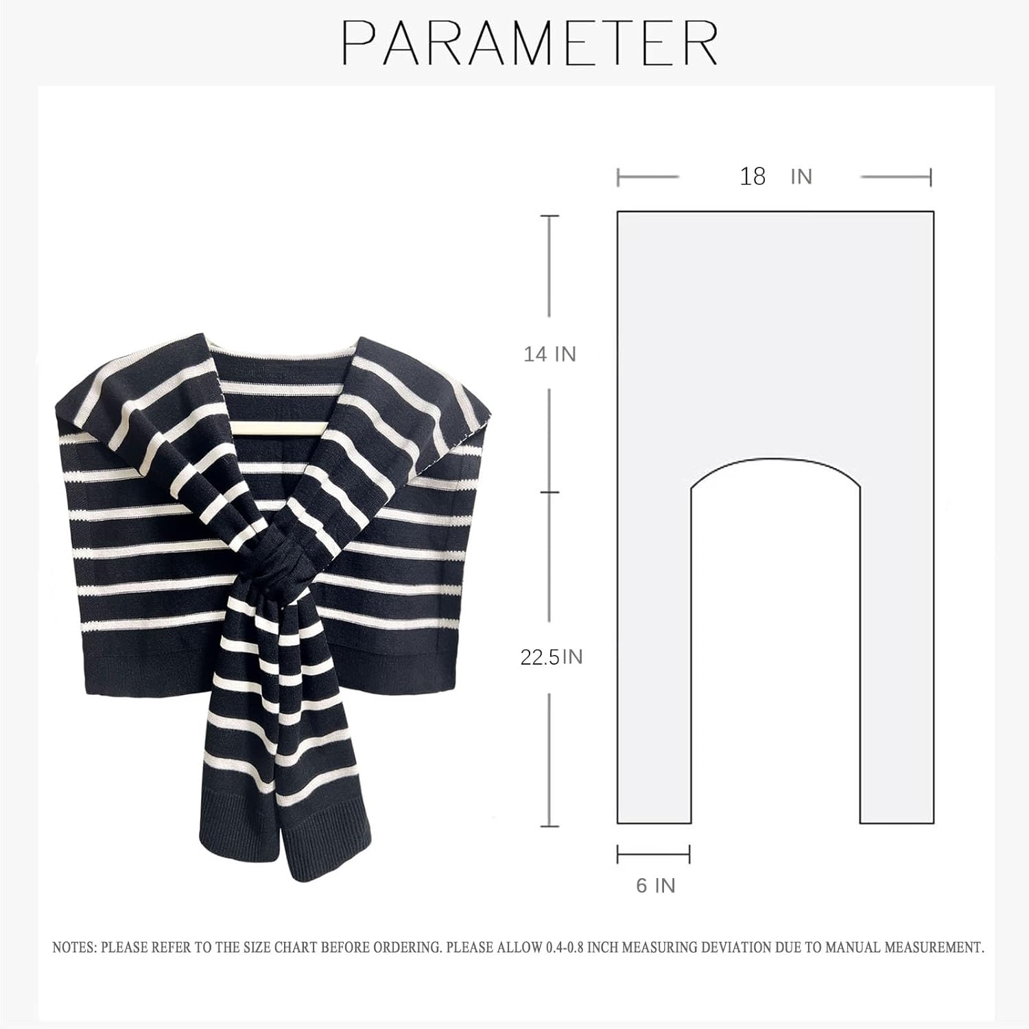 Women's Fashion Knitted Shawl - Khaki Sweater Shawl for Air-Conditioned Rooms - Image 6