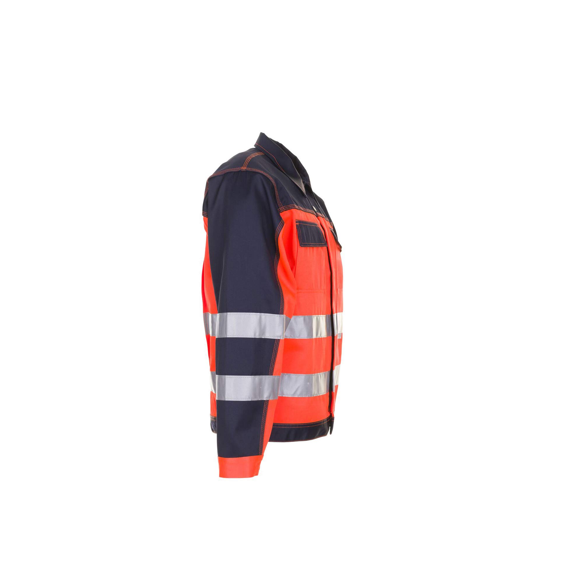 Planam 2006030 Warnschutz Bundjacke, Orange/Marine, Größe 30