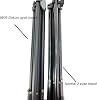 Coverzone Tripod Camera Light Foot Cast Iron 940GR Camera Paraflash Camera 70cm-210cm Openable Foldable Tripod Publisher Vlog Youtuber Light Tripod Foot TR8806