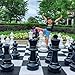 MegaChess Giant Chess Game Board - Plastic - Giant Size - Compatable 25 Inch 37 Inch and 49 Inch Giant Chess Sets 10 Inch Giant Checkers