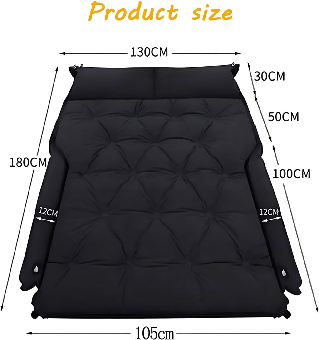 Car Air Mattress for Ford Ecosport 2018 2019 2020 2021 2022 2023 2024, Folding Double Travel Trunk Sleeping Beds Multi Functional Portable Camping Equipment,A