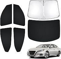 Vista 8 de T TGBROS Parasol para parabrisas de automóvil Toyota 4Runner 2010-2024, grueso, bloqueo UV y opaca, privacidad plegable, 8 piezas, accesorios