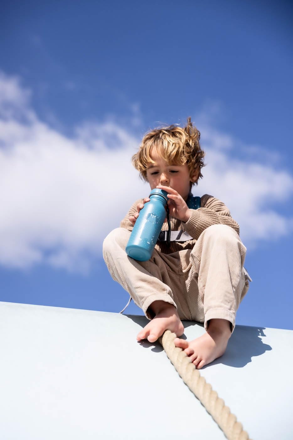 Trixie - Borraccia per bambini in acciaio inossidabile 500 ml (Mr. Triceratopo