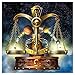 Produktbild Broadroot 5D DIY Vollbohrer Diamant Malerei 12 Sternbild Konstellation Kreuzstich Stickerei Mosaik Kit Wand Home Deko (Waage)