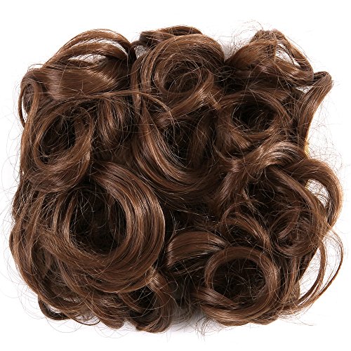 Hair Bun Extensions Wavy Curly Messy Hair Extensions Donut Hair Chignons Hair Piece Wig Hairpiece Scrunchy Scrunchie Hair Bun Updo Hairpiece Hair Ribbon Ponytail Extensions
