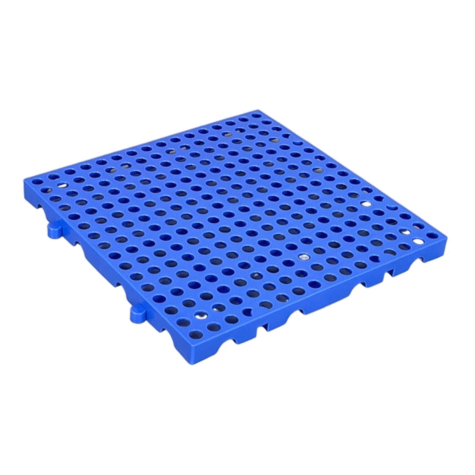 Plastic Pallet Waterproof Grid Easy to Stack,Heavy Duty & Durable Interlocking Ventilation Floor Pallet,for Basement Storage for Cargo Storage Supermarket — image 1