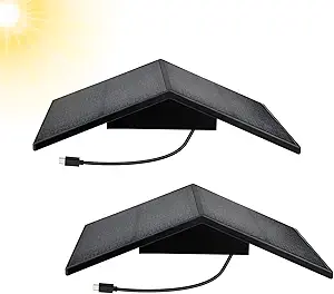 2pack Solar Panel for Blink Outdoor 4(4th Gen)/Blink Outdoor(3rd Gen) XT3 and Blink XT2/XT Camera, Solar Panel for Blink Security Camera Outdoor(Camera not Included) (Black) asin的图片