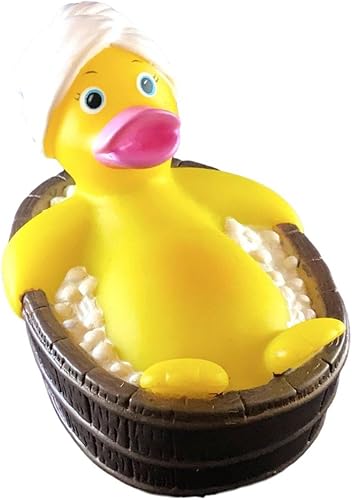 Miniatura 9 de Patito de goma de 3 pulgadas para tina, juguete de baño infantil con hueco sellado y sin moho